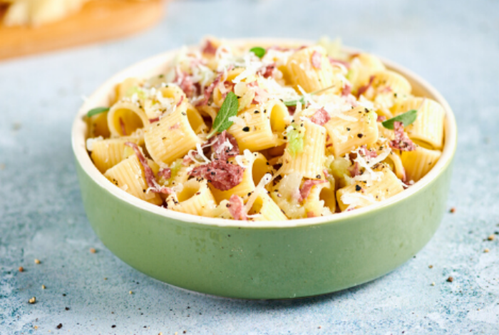 SALAMI& PECORINO CHEESE PASTA