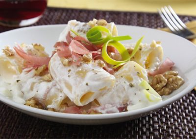 Paccheri al Prosciutto di Parma