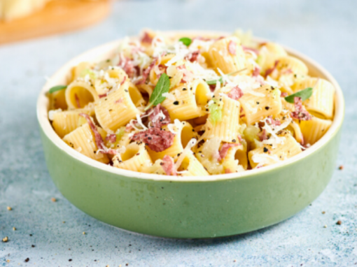 Salami & Pecorino Cheese Pasta