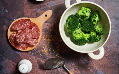 Verdure e salumi