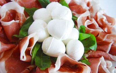 Abbinamenti estivi: prosciutto crudo e mozzarella