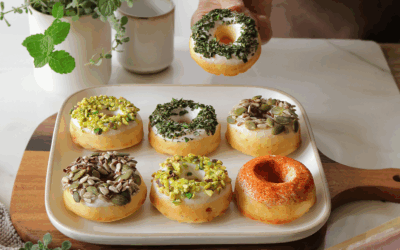 Pausa pranzo, a scuola e in ufficio, con i Donuts salati di Deliziosavirtu!