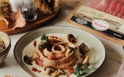 Deliziosavirtu: L’autunno in tavola con la rosa di castagne e Speck delle Alpi
